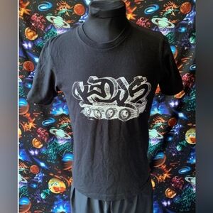 KAWS x UNIQLO WORDMARK Short-Sleeve Graphic T-Shirt XSmall Black